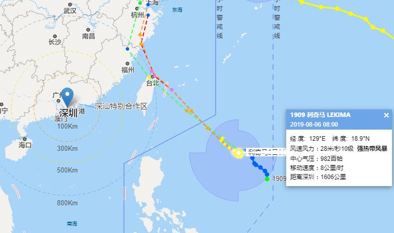 台风最新消息路径图