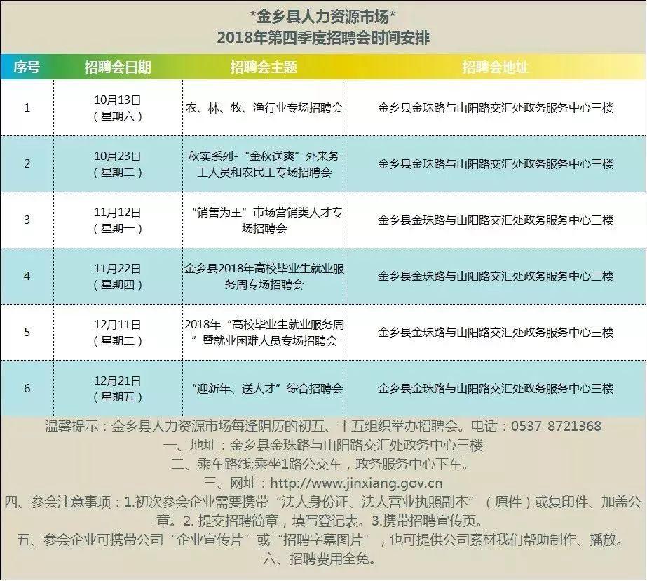 今日金乡招聘动态更新