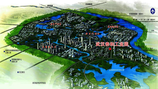 武汉金银湖最新规划图，蓝图绘制的未来城市展望