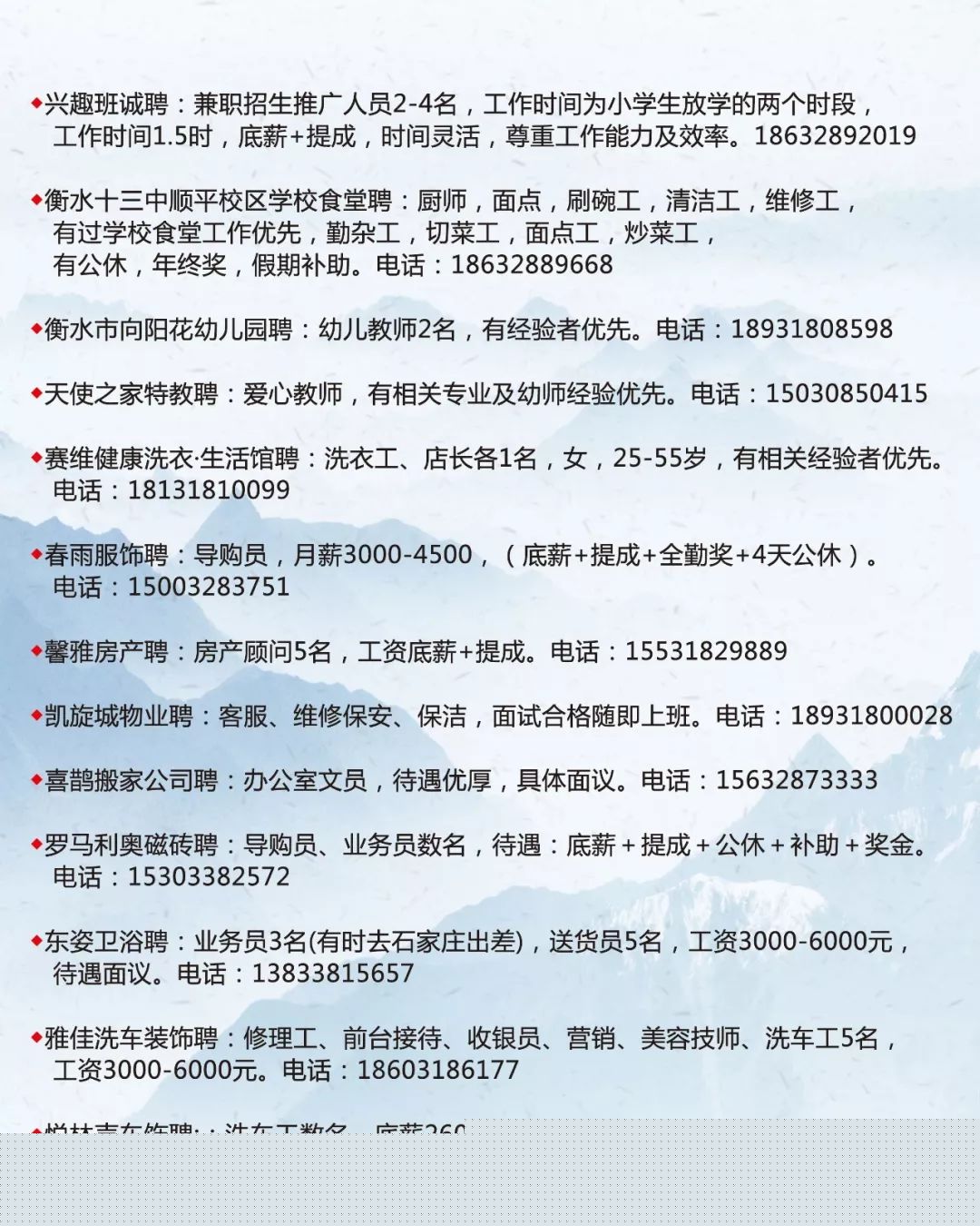 上街地区最新招聘信息概览
